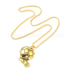 Colliers à pendentif en acier inoxydable pour hommes&nbsp;NJEW-L459-02AGG