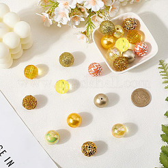 20 set di perline in acrilico e resina di 10 stili&nbsp;DIY-PA0001-02D