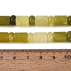 Cuentas de jade Xiuyan naturales hebras&nbsp;G-Q616-09E-01