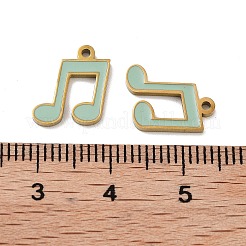Placcatura ionica (ip) 316 ciondoli in acciaio inossidabile chirurgico&nbsp;STAS-U014-65G-02