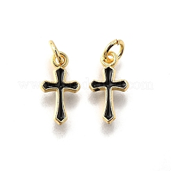 Messing Emaille Anhänger / charms&nbsp;KK-C106-04G