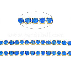 Chaînes en laiton avec strass&nbsp;CHC-N017-003A-B08