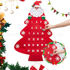 Christbaumschmuck aus Filz mit Adventskalender&nbsp;DIY-WH0032-26