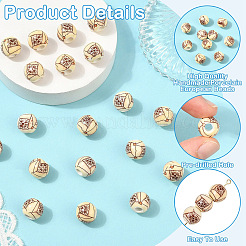 Abalorios europeos de porcelana hechas a mano&nbsp;FIND-YWC0014-009