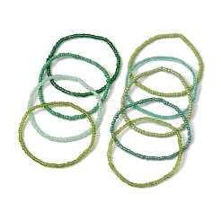 9 Stück Stretch-Armband-Set aus Rondell-Glasperlen&nbsp;BJEW-JB10418