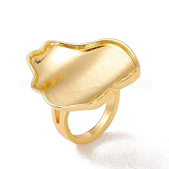 Blume Messing offen Manschette Fingerring Emaille Einstellungen&nbsp;KK-G428-04G