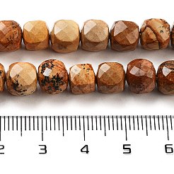 Natürliches Bild Jaspis Perlen Stränge&nbsp;G-H028-A06-01
