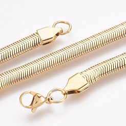 Ionenplattierung (IP) 304 Edelstahl Fischgrätenkettenarmbänder&nbsp;BJEW-P235-20G