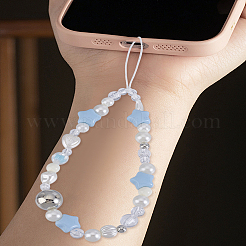 1 Stück Handy-Armbänder aus Harz mit Sternmotiv für Damen&nbsp;AJEW-LP0004-66