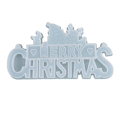 Weihnachten DIY Anhänger Silikonformen&nbsp;X-DIY-D049-11