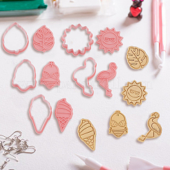 16 stücke 2 arten pp sommer strand thema kunststoff ausstechformen&nbsp;DIY-HY0002-80