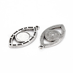 Pendente basi di cabochon in lega stile tibetano &nbsp;TIBEP-N010-007AS-RS