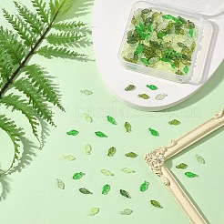 800 Stück 5 Farben transparente Acryl-Anhänger&nbsp;TACR-FS0001-56