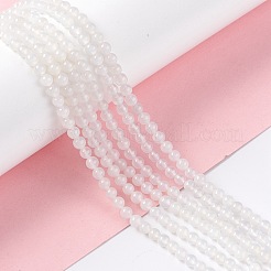 Bianco naturale agata fili di perline&nbsp;G-C247-03