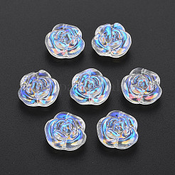 Perle di vetro trasparente&nbsp;X-GLAA-S190-022-C01