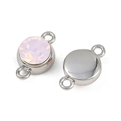 Ciondoli connettore in ottone con pavé di zirconi cubici&nbsp;KK-H078-06P-03