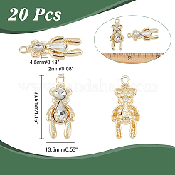 20pcs pendentifs en alliage de placage en rack&nbsp;FIND-CA0004-41