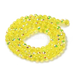 Trasparenti perle di vetro placca fili&nbsp;GLAA-Q099-B01-09