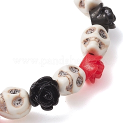 Bracciali in resina e turchese sintetico&nbsp;BJEW-JB10752