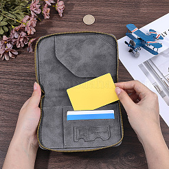 Reisepasshülle aus Kunstleder mit Reißverschluss&nbsp;ABAG-WH20005-71B