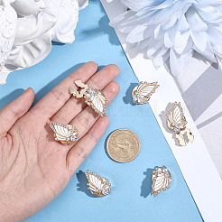Boutons de manchette en alliage en strass&nbsp;FIND-WH0111-882B