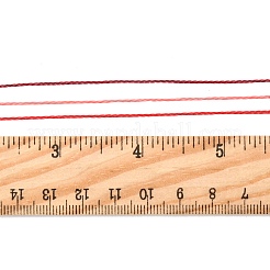 5 rollo de cordón de poliéster encerado redondo de 5 colores&nbsp;YC-FS0001-02E