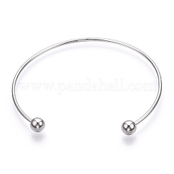 Brassards de manchette en laiton faisant&nbsp;BJEW-Q693-02-A