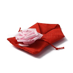 Polyester-Ramie-Garn-Schmuck-Geschenktüten mit Kordelzug&nbsp;ABAG-TAC0006-05B