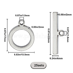 25 pz. 201 fermagli a ginocchiera in acciaio inossidabile&nbsp;STAS-SC0006-74