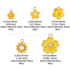 20 Stück 5 Style Legierung Emaille Anhänger&nbsp;ENAM-YW0003-27