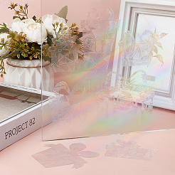 Autocollant décoratif de vitrine imperméable en pvc&nbsp;DIY-WH20007-17L