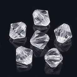 Abalorios de acrílico transparentes&nbsp;X1-TACR-S146-4mm-01