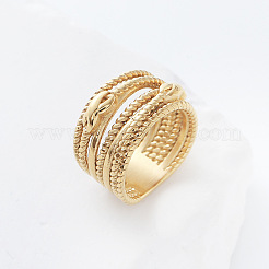 Fingerringe aus gedrehtem Drahtdesign aus Edelstahl 304&nbsp;LS-DM2174-8