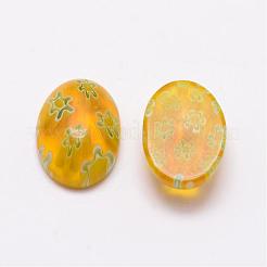 Cabochons di vetro millefiori fatto a mano&nbsp;LAMP-G125-16