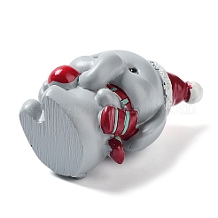 Ornement de sculpture en résine d'animaux de noël&nbsp;LS-RESI-K025-01G