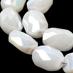 Chapelets de perles en verre électrolytique &nbsp;GLAA-G092-A-12