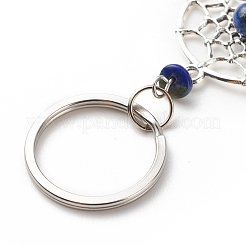 Porte-clés lapis lazuli naturel&nbsp;KEYC-JKC00346-05