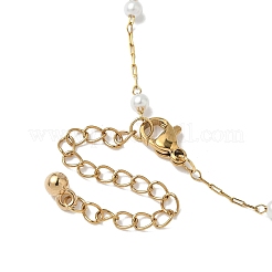 Herstellung von Armbändern aus ABS-Imitationsperlen&nbsp;AJEW-JB01351