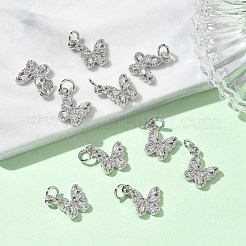 Pendentifs en laiton Shegrace pavés de zirconiums cubiques transparents&nbsp;XGRQ3Q974-628P-B