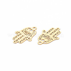 Conectores de filigrana de acero inoxidable chapado en rack 201&nbsp;STAS-T057-38G