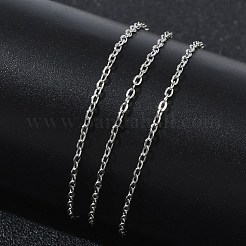 Colliers à chaîne en acier inoxydable 304 de 1.5 mm pour femmes&nbsp;SA-CBACA62-06P