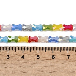 Chapelets de perles en verre électroplaqué&nbsp;EGLA-G039-06A-03