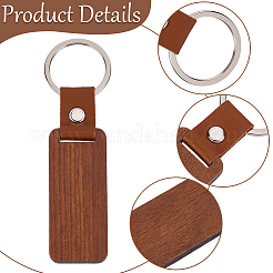 25 Schlüsselanhänger aus PU-Leder&nbsp;KEYC-CY0001-06