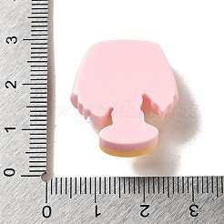 Cabochons décodés en résine opaque thème endormi&nbsp;CRES-L043-A01