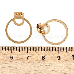 Boucles d'oreilles à tige en acier inoxydable 304&nbsp;EJEW-I320-12G