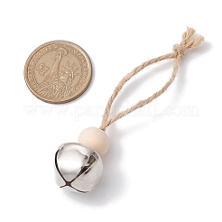 Eisen Glocke Anhänger Dekoration&nbsp;HJEW-JM02228-03