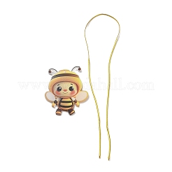 Linda decoración colgante de acrílico de abejas.&nbsp;HJEW-G026-01B
