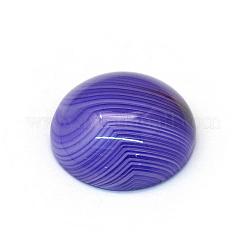 Gefärbte natürliche gestreifte Achat-Cabochons&nbsp;G-R348-16mm-04