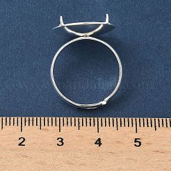 Verstellbare Messing-4-Zinken-Ringfassungen&nbsp;KK-K414-04B-S