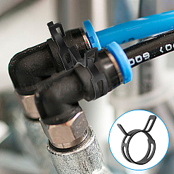 Stahlrohrschelle für Wasser- und Ölleitungen im Automobilbereich&nbsp;FIND-WH0366-514